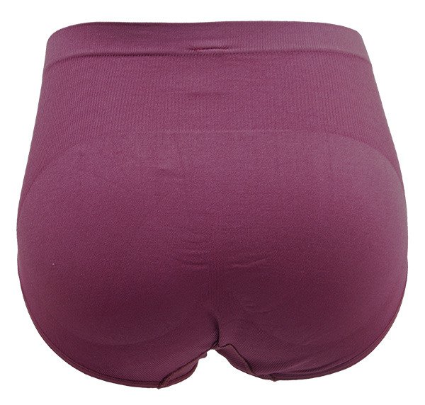 《竹炭．無縫》一體成型中腰三角褲(葡萄紫)