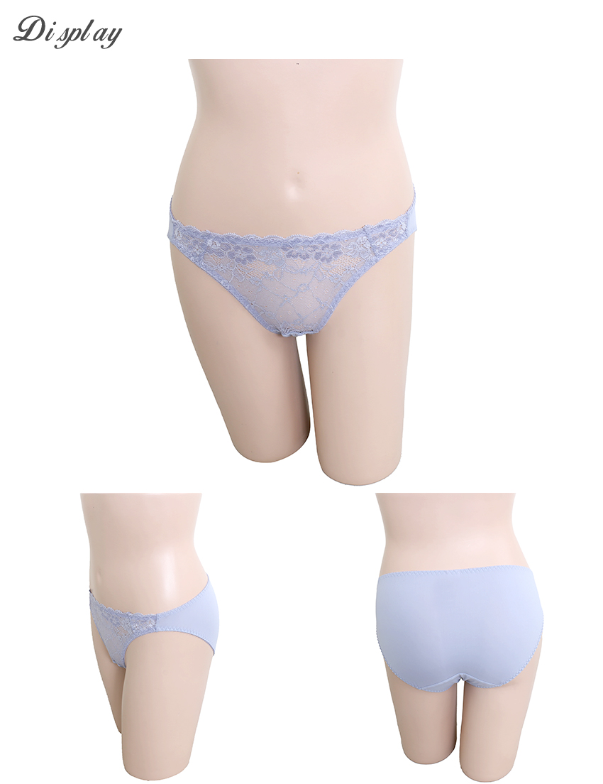 祕密花園．綻放 低腰三角褲(水紫色)