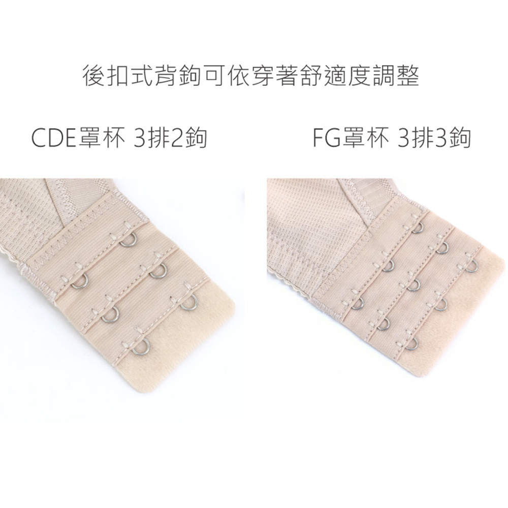 凝香之吻 性感蕾絲 包覆集中舒棉內衣CDEFG罩杯(奶茶色)
