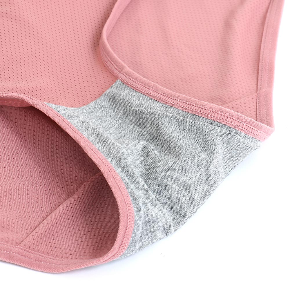 石墨烯 透氣 運動中腰三角褲(個性黑)