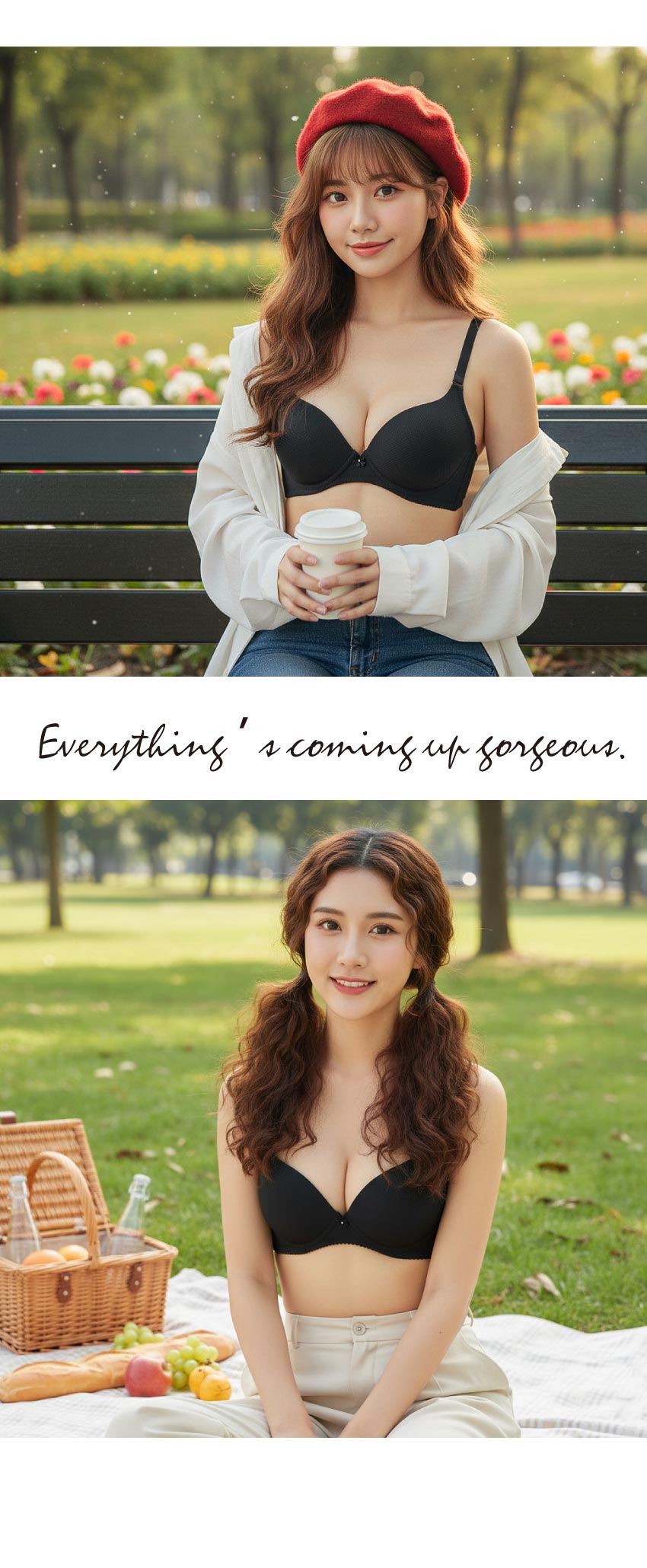 MIT台灣製 極簡 素面格紋 透氣 低脊心內衣(黑)BC罩杯