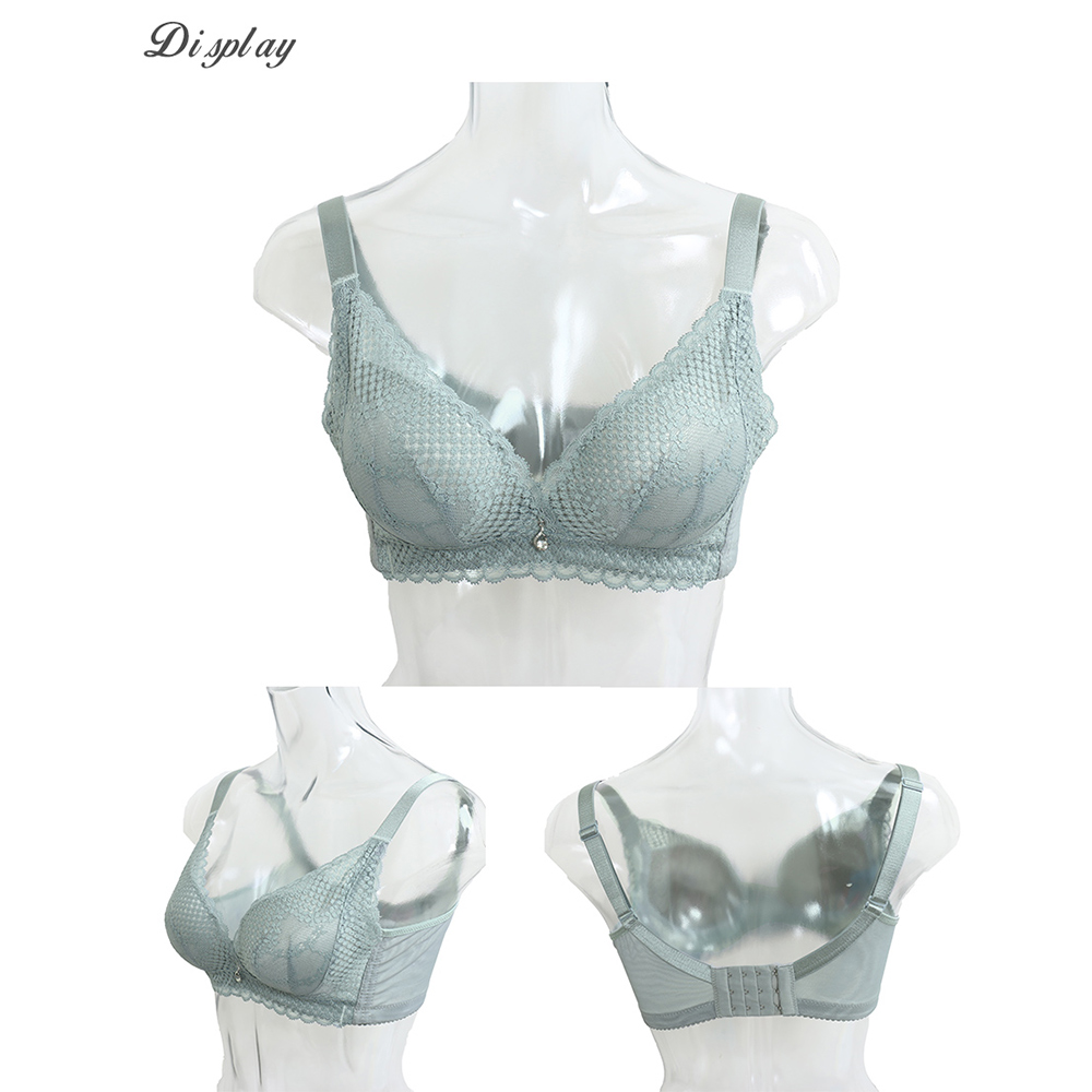 亞當之手 4公分厚杯 超爆乳無鋼圈系列內衣(綠)ABC