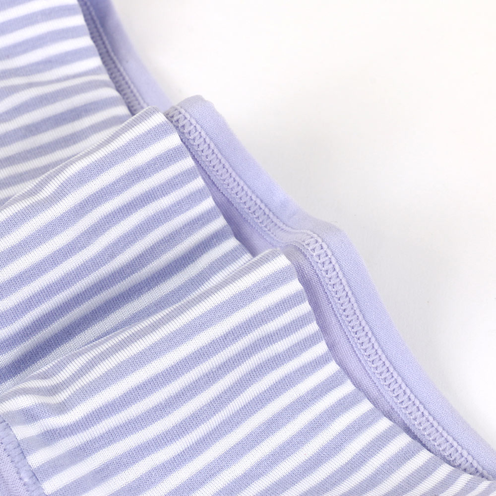 條紋點點 中低腰純棉貼身褲3件組(隨機色)XL