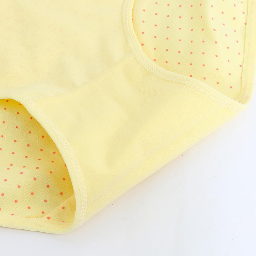 草莓點點棉質三角褲 3件組(隨機色)