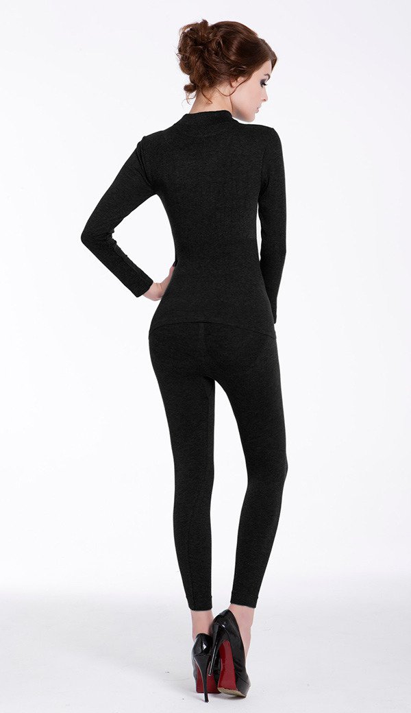X-Hot 發熱纖維系列保暖衛生衣(黑)