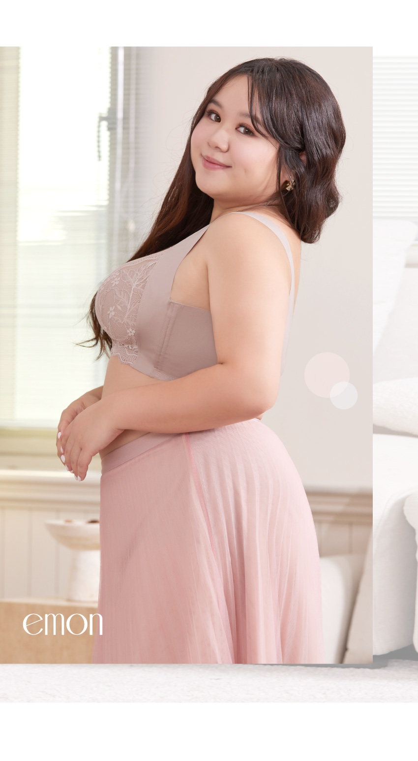 花甜禮夏 前扣無痕無鋼圈舒柔內衣(蜜裸色)36-44