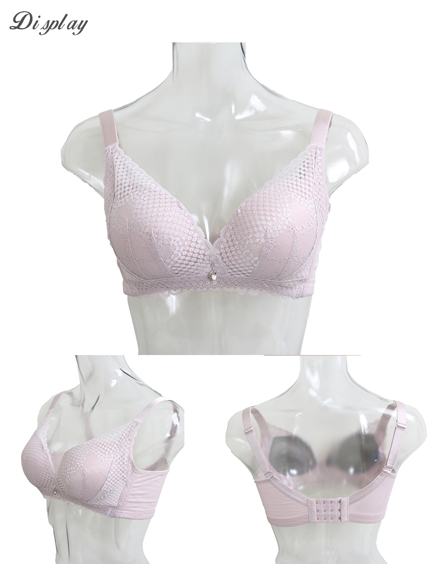 亞當之手 4公分厚杯 超爆乳無鋼圈系列內衣(粉)ABC