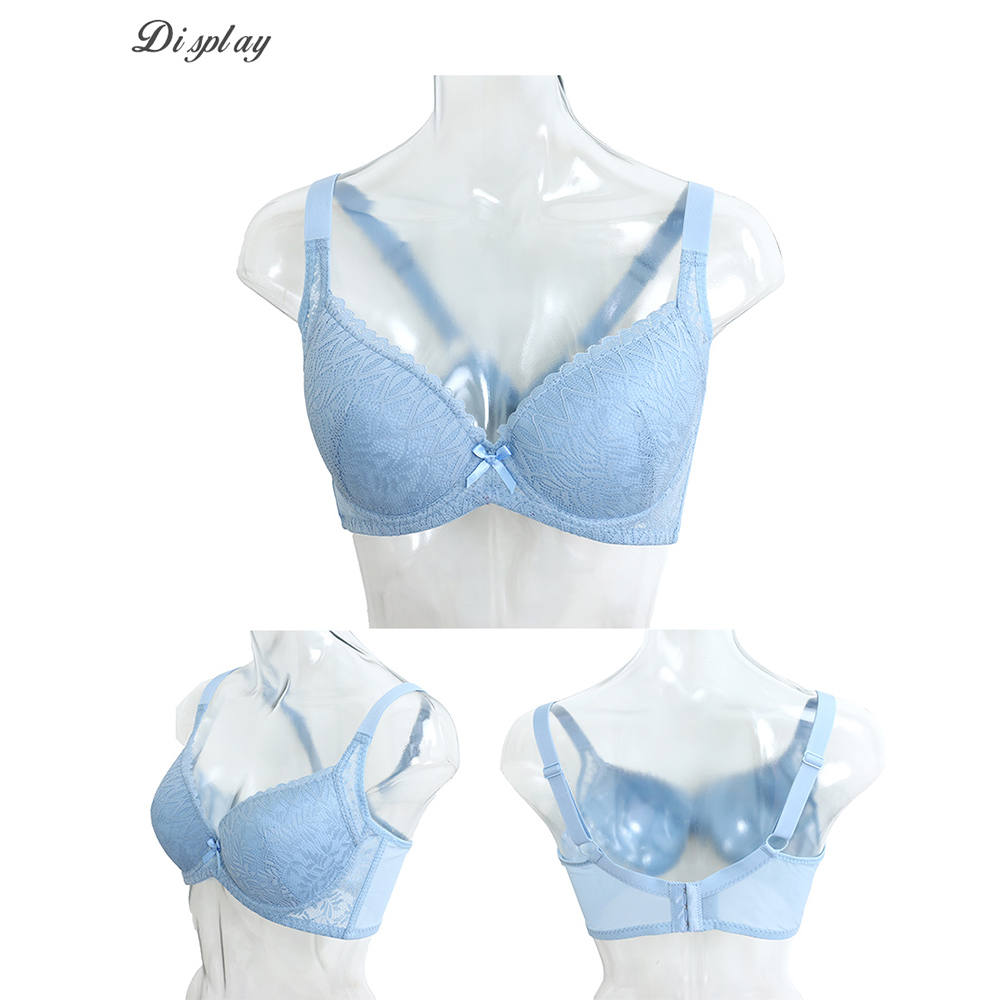 花漾 軟鋼圈 深V低脊心包覆機能型內衣C罩杯(水)