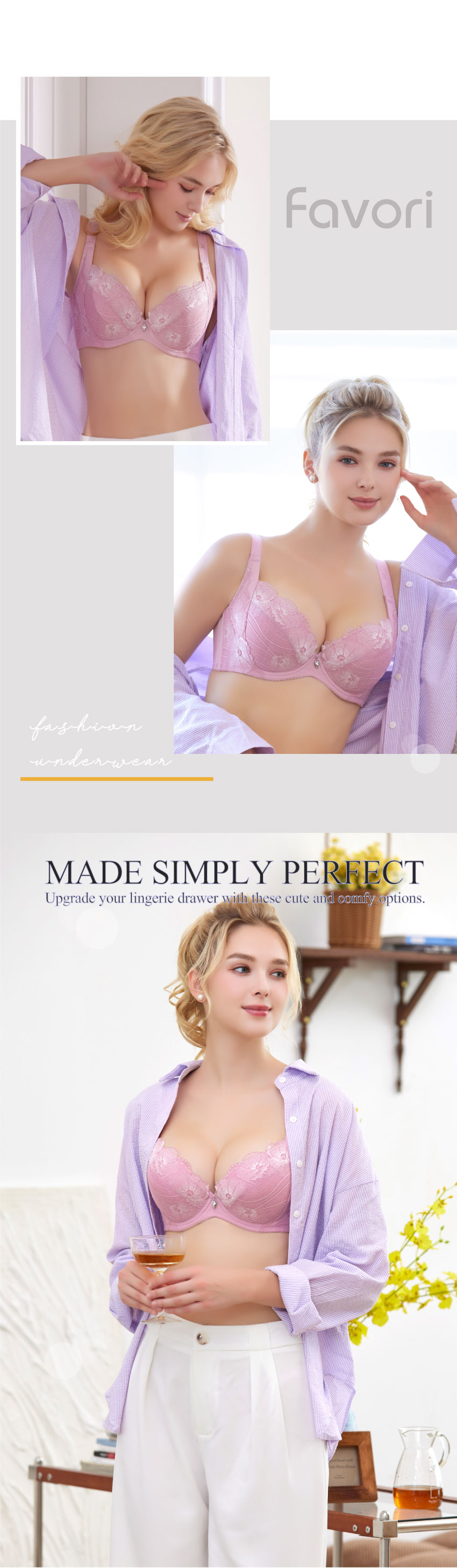 魔羽 奈米涼感 機能內衣BCDE罩杯(花瓣粉)