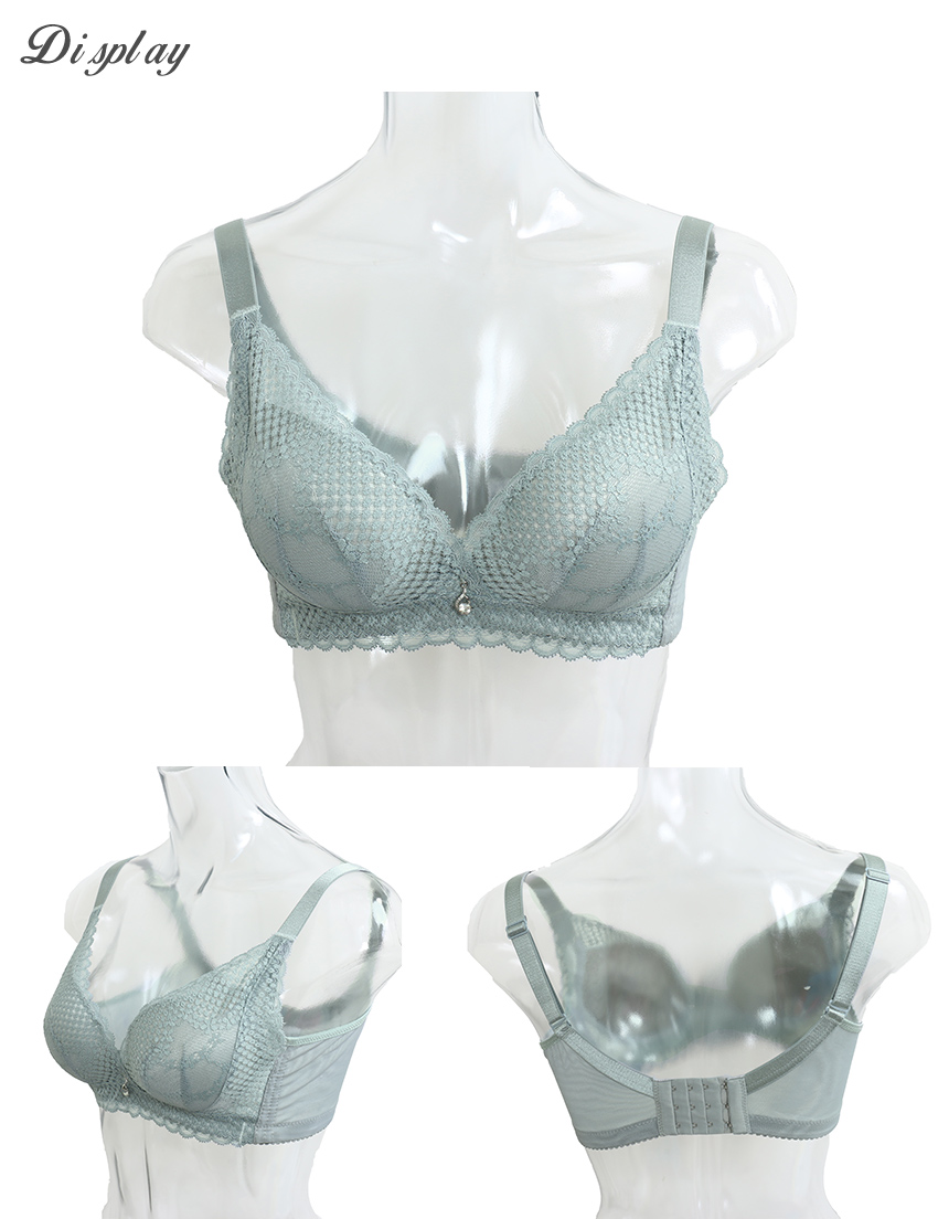 亞當之手 4公分厚杯 超爆乳無鋼圈系列內衣(綠)ABC