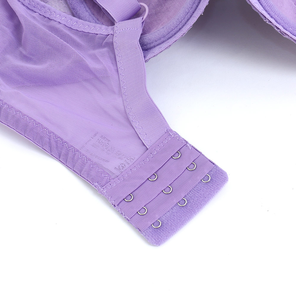 花芯 軟鋼圈 深V低脊心包覆機能型內衣C罩杯(紅)