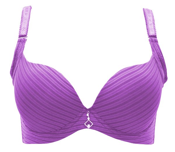 時尚無痕系列BCDE罩杯內衣(玫瑰紫)