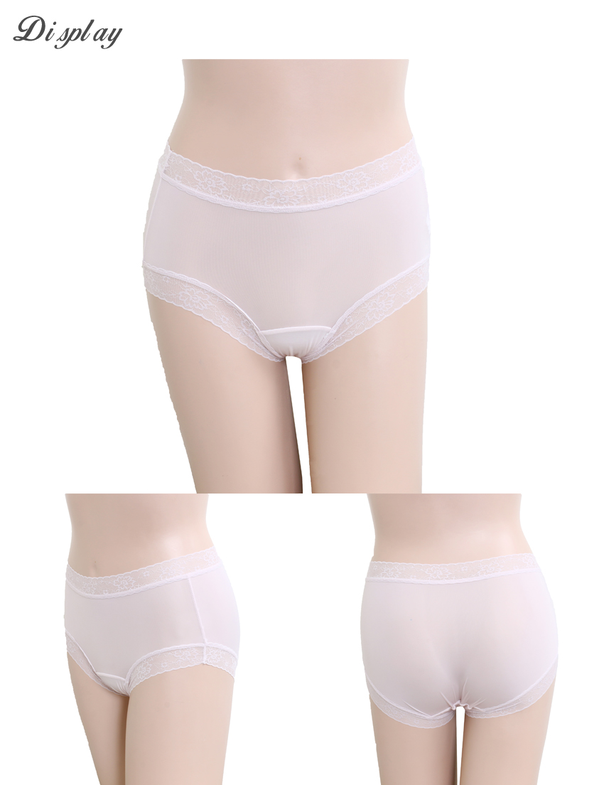 桑蠶絲 低腰 絲滑面膜貼身褲 3件組(隨機色)