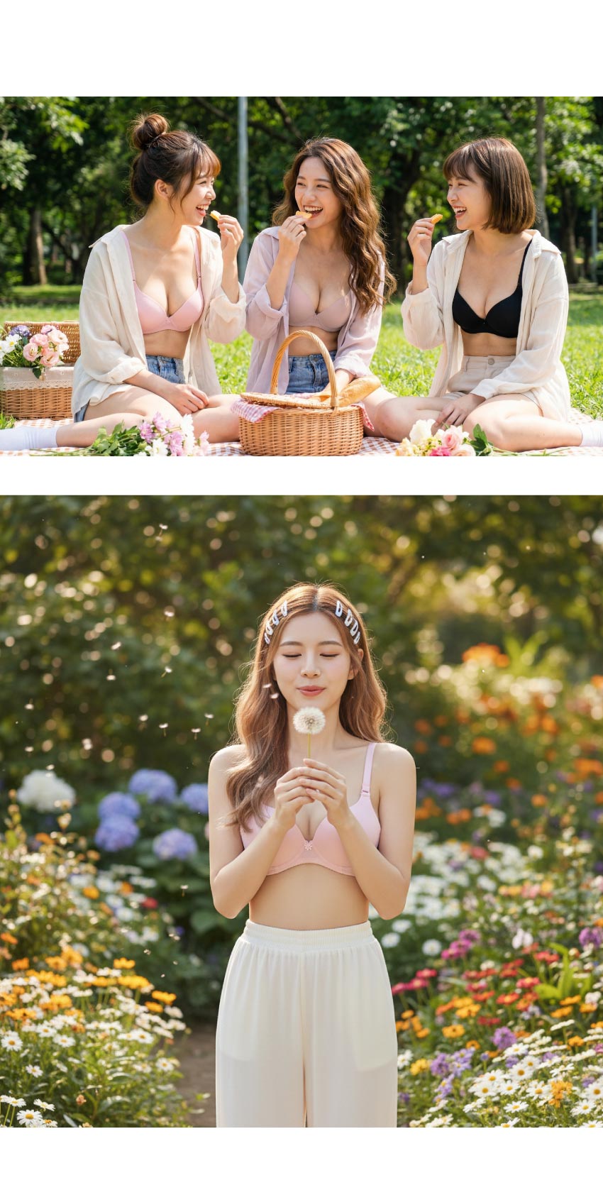 MIT台灣製 極簡 素面格紋 透氣 低脊心內衣(粉晶)BC罩杯