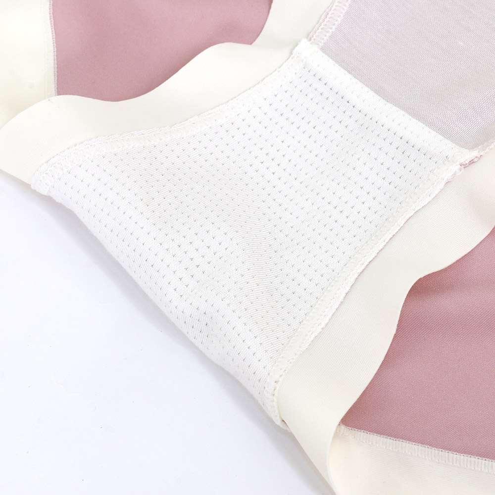 蠶絲莫代爾  絲滑無痕 中腰平口褲(膚)