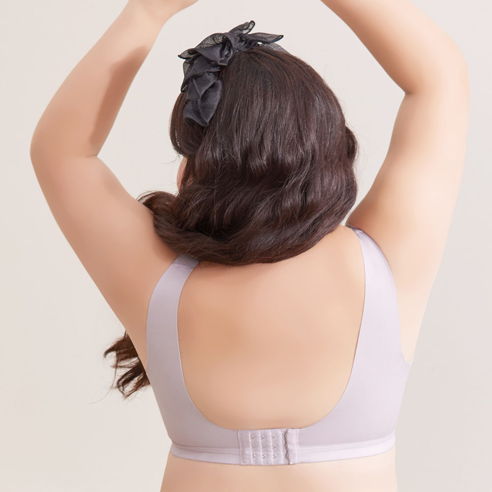 超細莫代爾 蠶絲蛋白 無痕無鋼圈內衣ABCD罩杯(芋色)