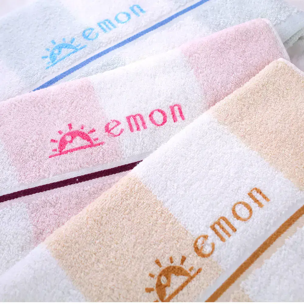 MIT台灣製造 100%純棉彩條毛巾(水+黃)2件組