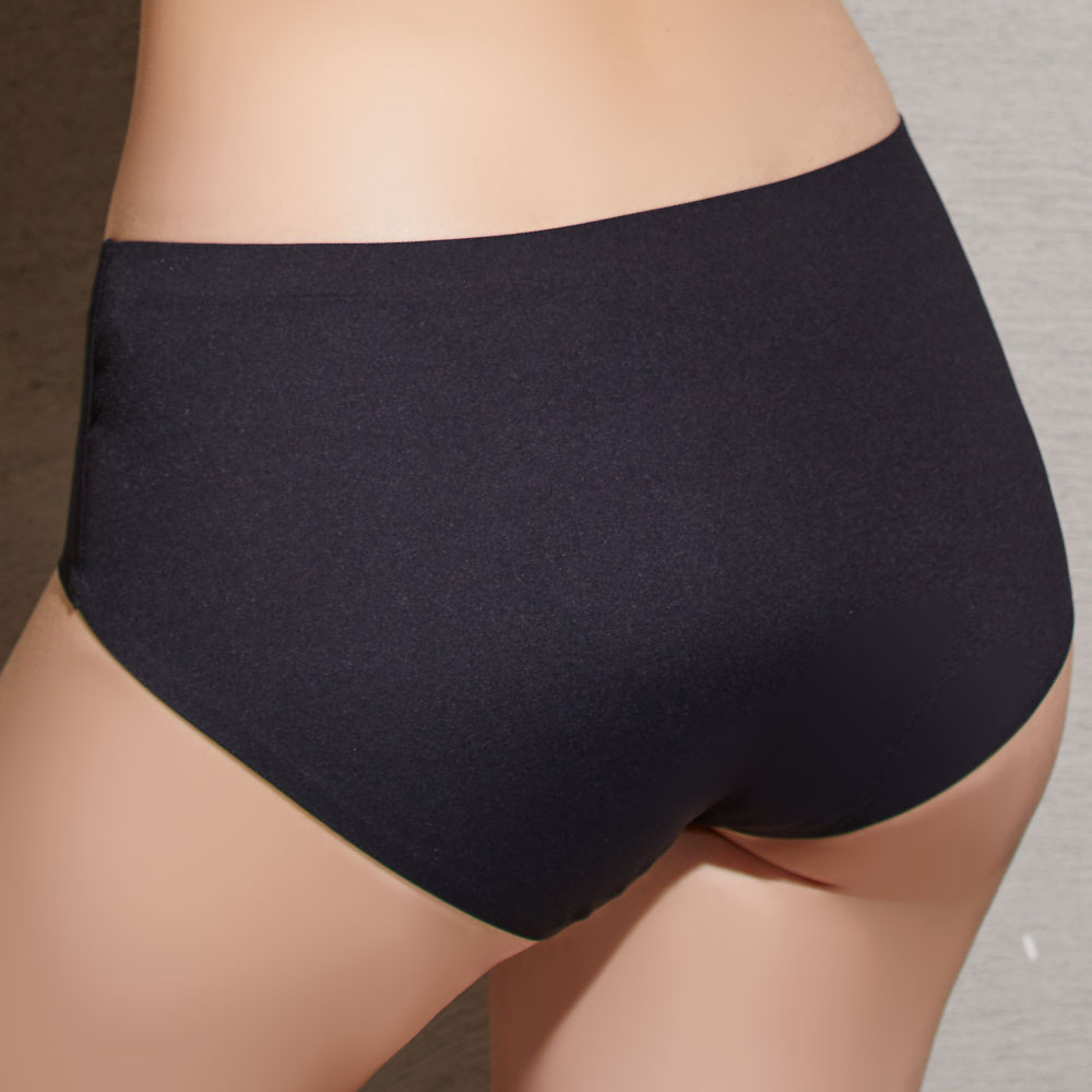 輕時尚 無痕平口褲(灰藍色)