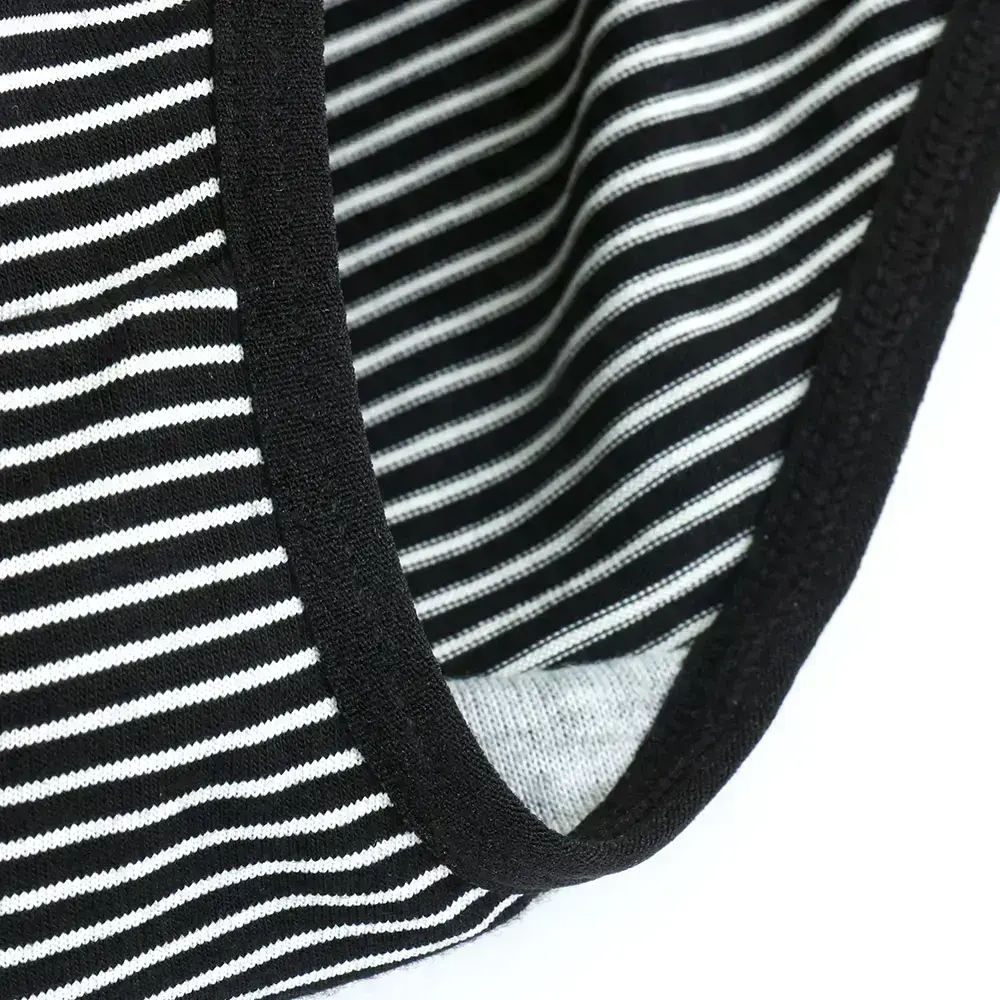 低腰條紋舒柔包邊織帶三角褲 3件組(隨機色)