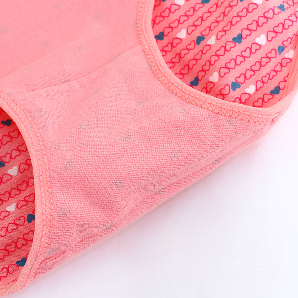 甜美愛心棉質三角褲 3件組(隨機色)