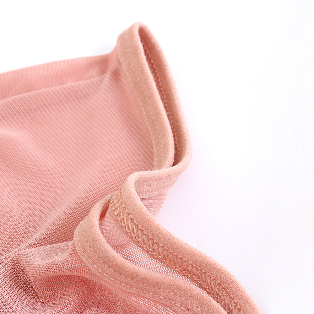 石墨烯 性感透膚 高腰網紗三角褲 3件組(隨機色) 加大碼