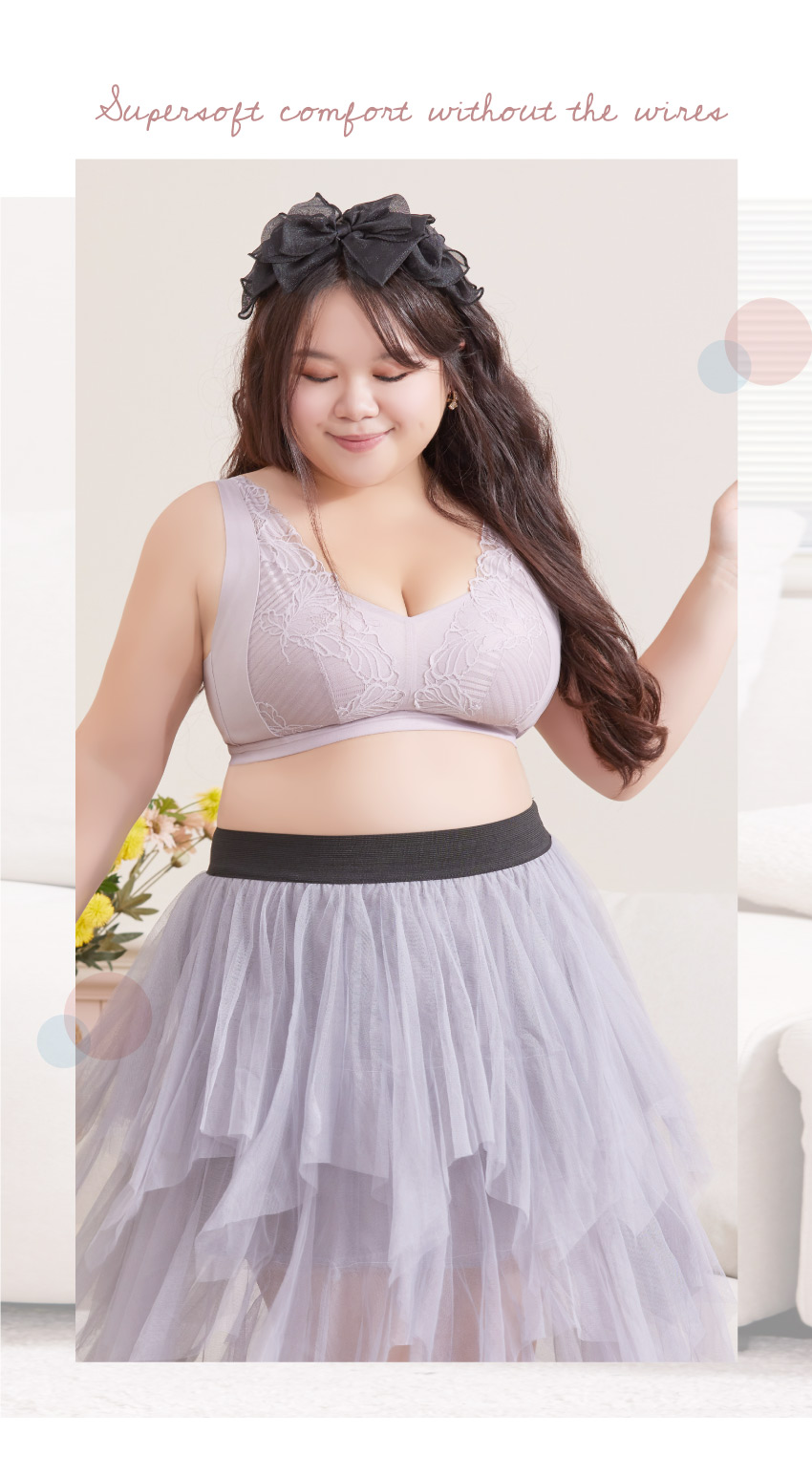 超細莫代爾 蠶絲蛋白 無痕無鋼圈內衣ABCD罩杯(芋色)