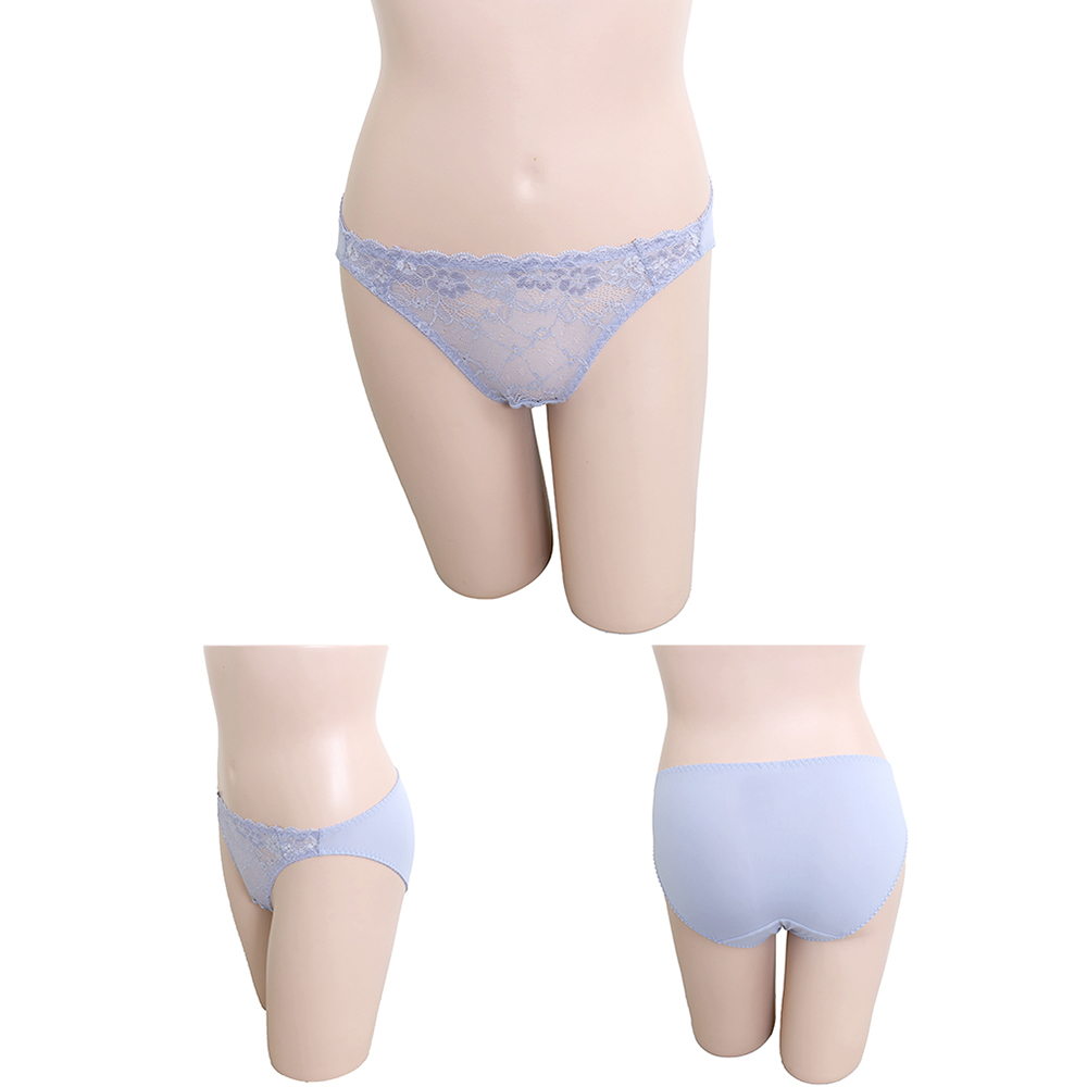 祕密花園．綻放 低腰三角褲(水紫色)