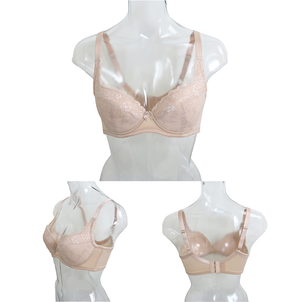 祕密花園．綻放 深V系列內衣BCD罩杯(裸膚)