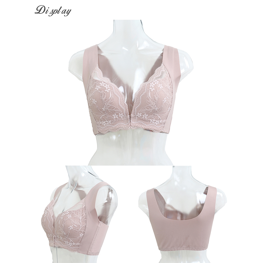 花甜禮夏 前扣無痕無鋼圈舒柔內衣(蜜裸色)36-44