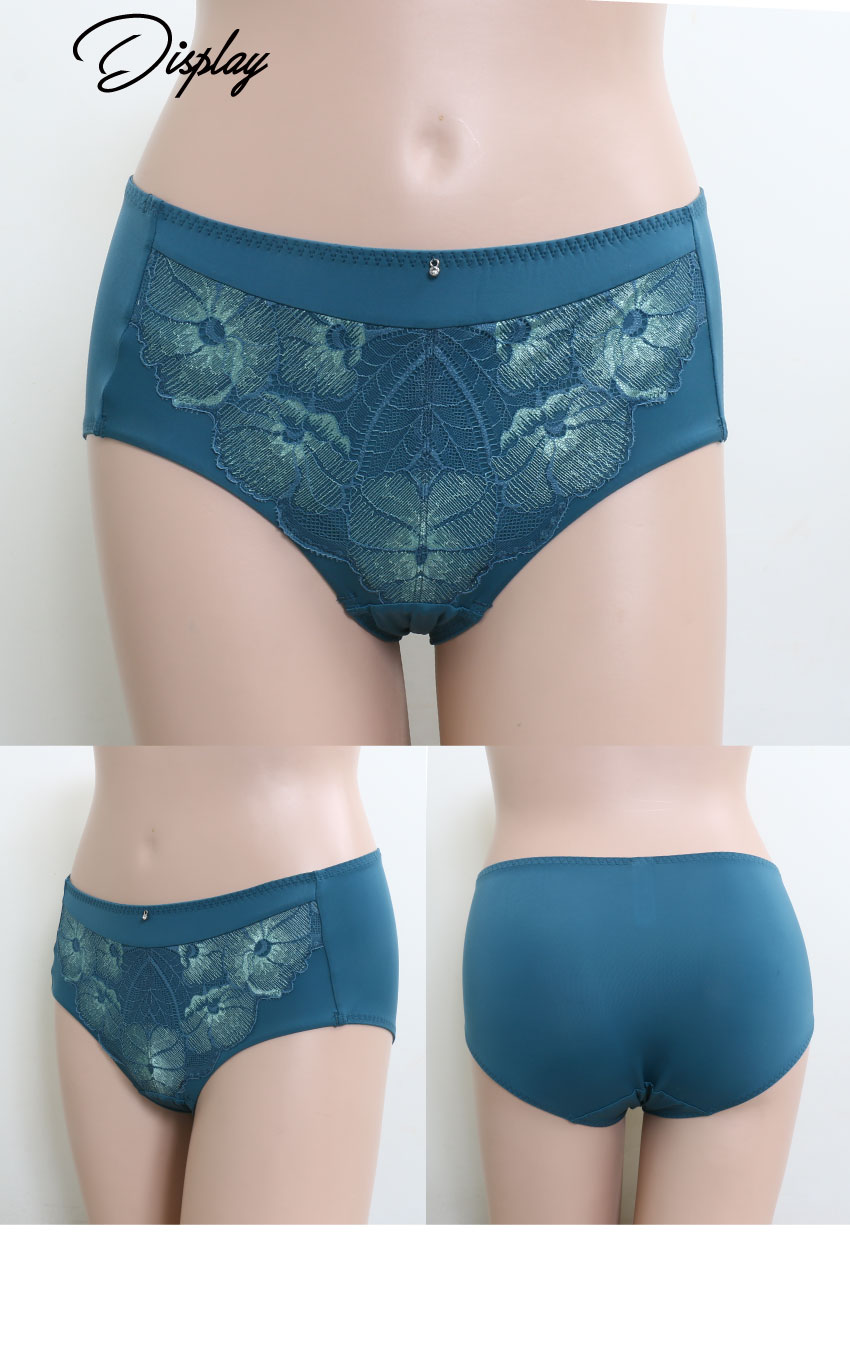 魔羽 奈米涼感 平口褲(花霧綠)