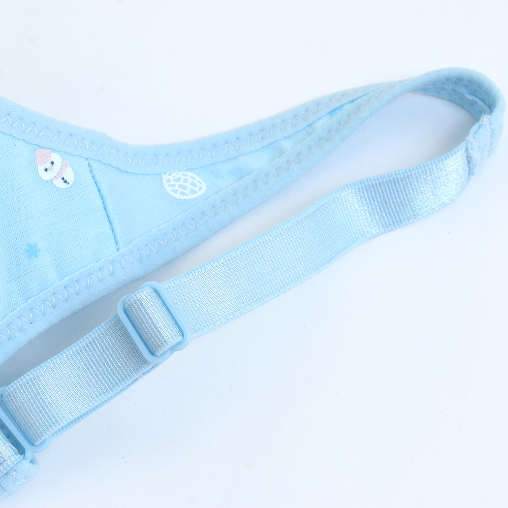 《台灣製》小企鵝。無鋼圈舒柔少女內衣(水)