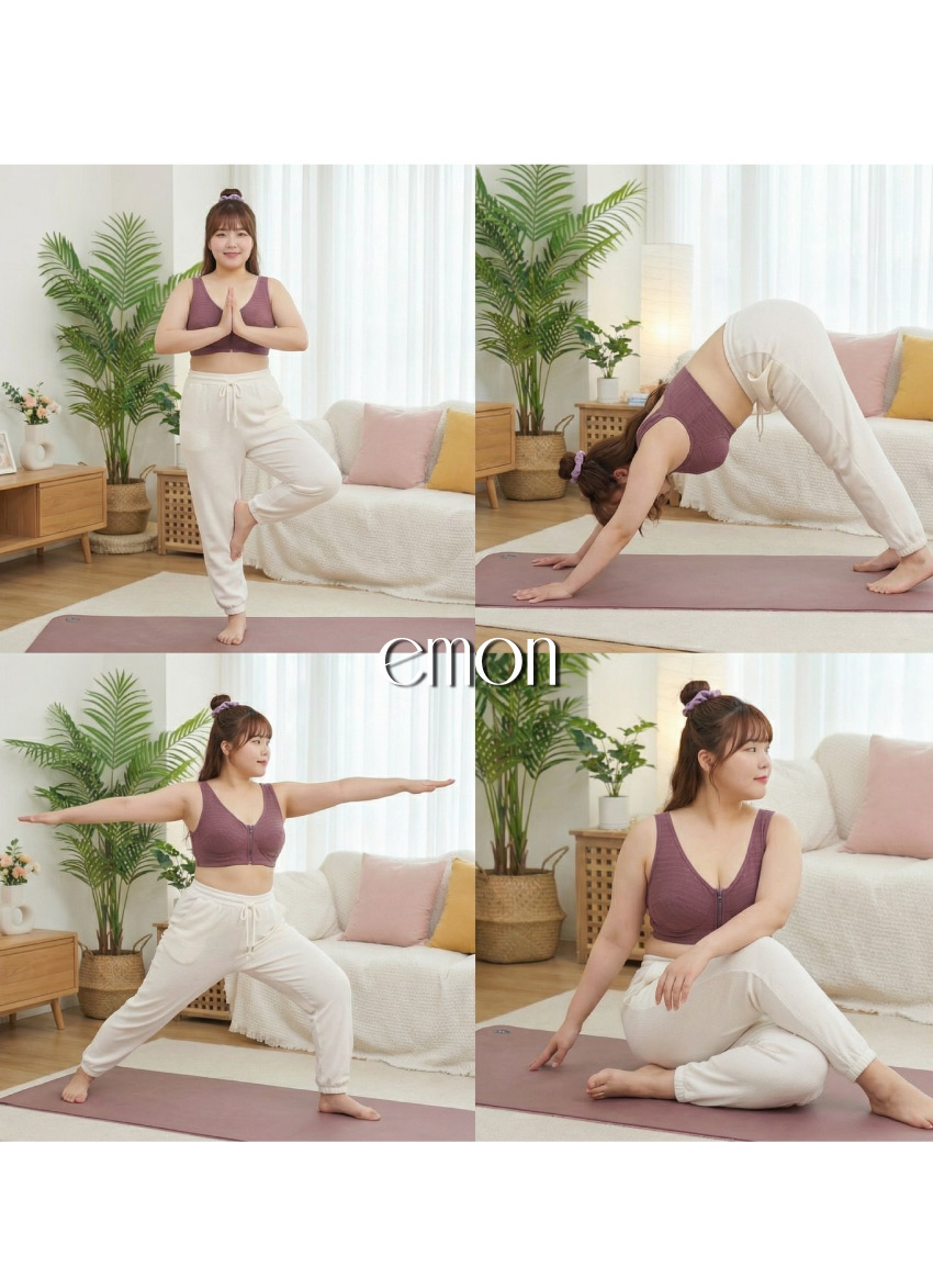 前開式拉鍊 絲棉透氣內衣 38-46 CD罩杯(深紫色)