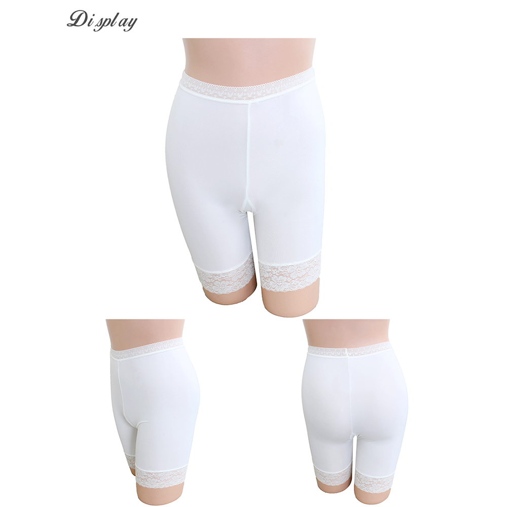 《零碼出清》MIT台灣製 高腰絲質防走光安全五分褲(香檳)M