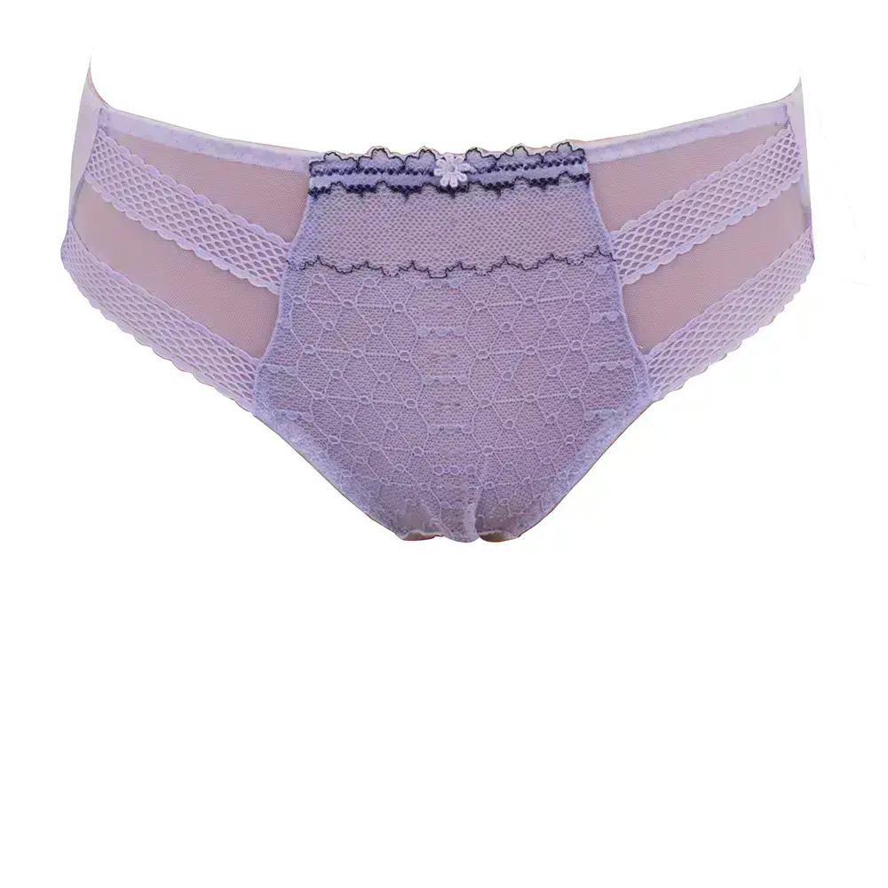 甜戀凡爾賽 膠原蛋白 水肌保養三角褲(薰衣紫)