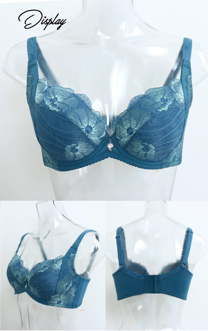 魔羽 奈米涼感 機能內衣BCDE罩杯(花霧綠)