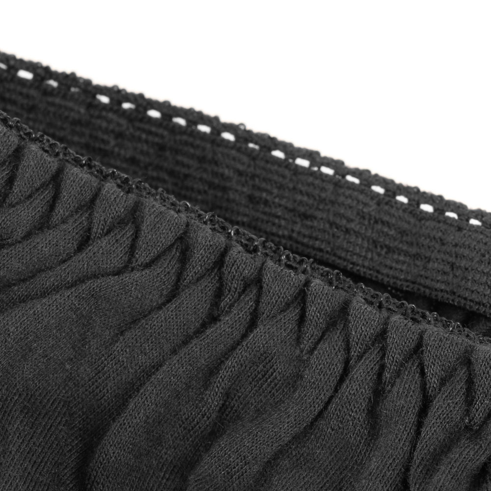 MIT舒適棉質套裙(黑)(防走光襯裙)