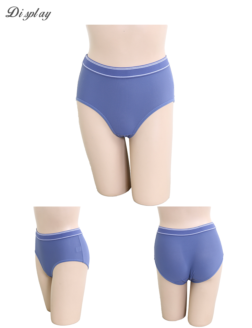 石墨烯 透氣 運動中腰三角褲(銀河紫)