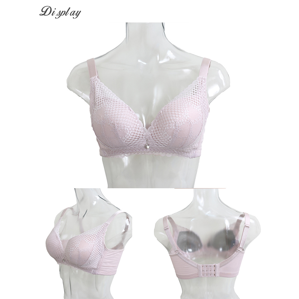 亞當之手 4公分厚杯 超爆乳無鋼圈系列內衣(粉)ABC