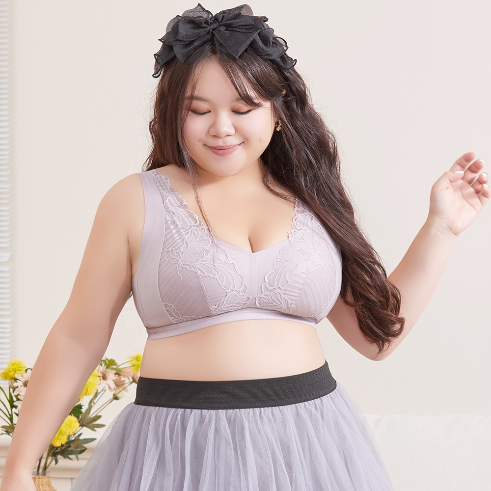 超細莫代爾 蠶絲蛋白 無痕無鋼圈內衣ABCD罩杯(芋色)