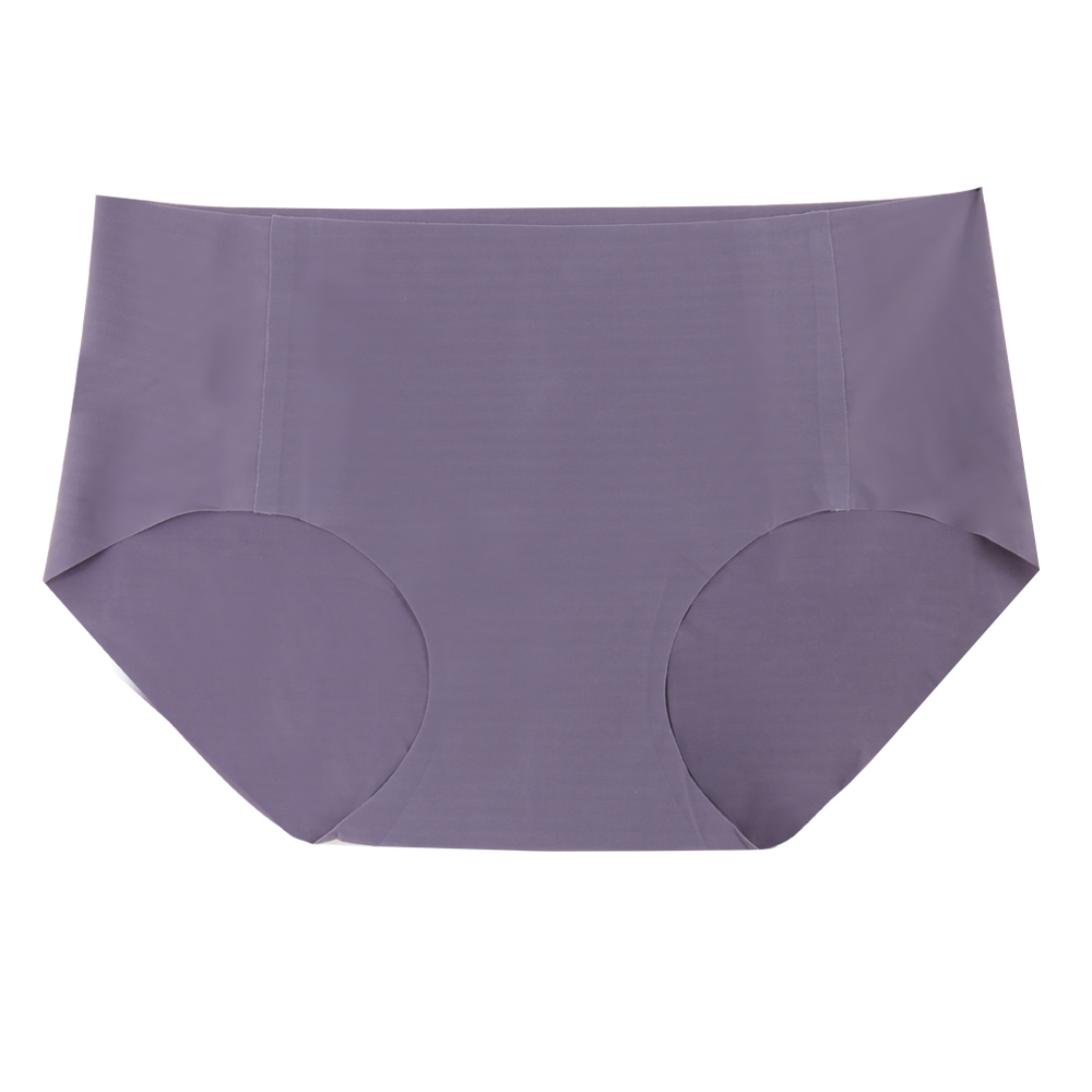 蠶絲纖維 絕色無痕隱形貼身無痕內褲(紫)