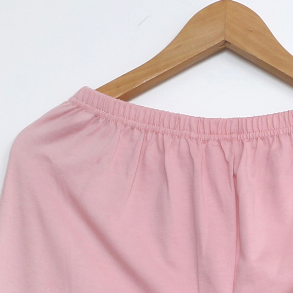 毛狗狗渡假中 柔軟舒眠棉質 睡衣睡褲成套組(粉色)