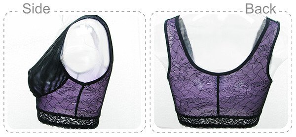 暢銷日本‧美胸舒眠胸托內衣(紫)