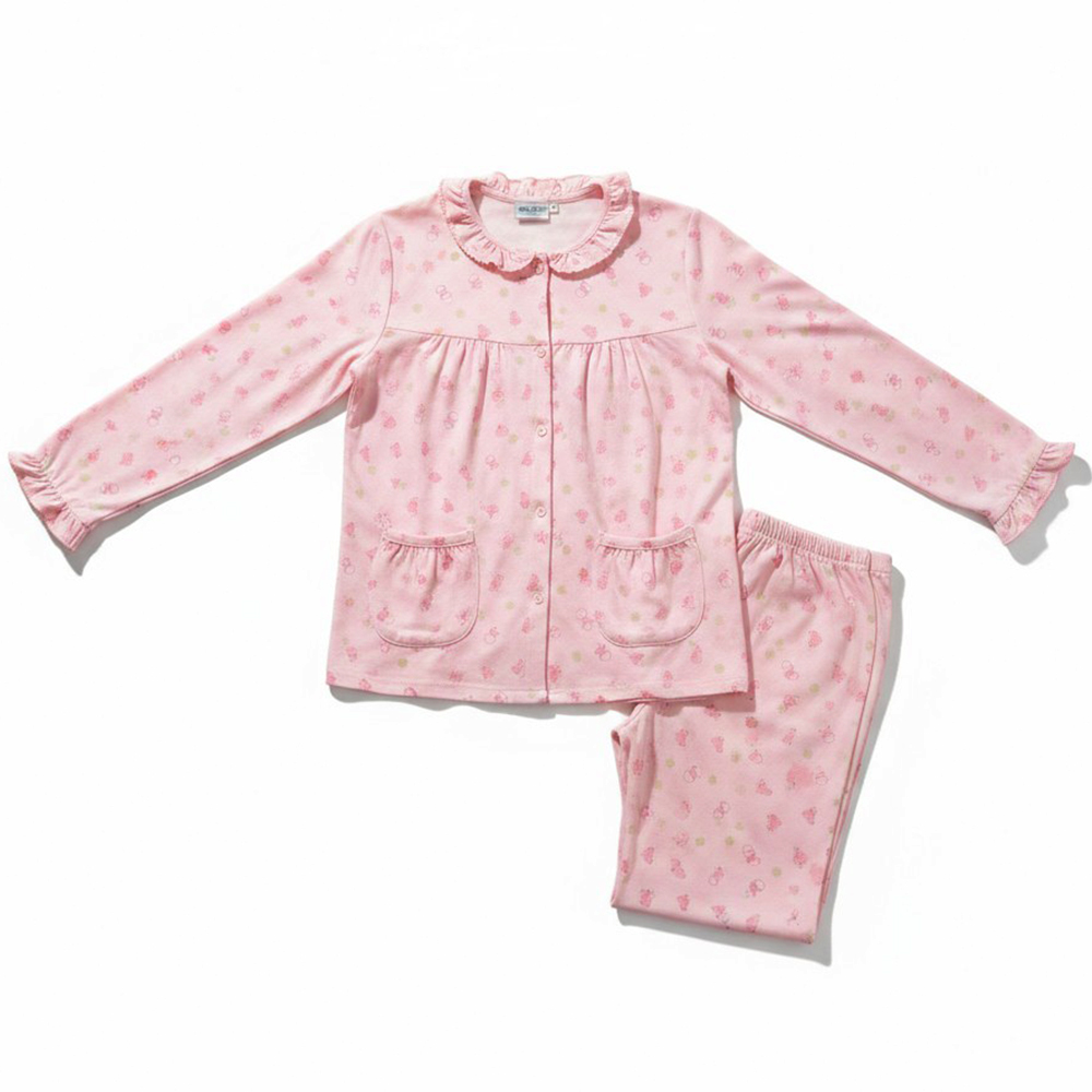 萌感小雞 柔軟舒眠棉質 睡衣睡褲成套組(粉色)