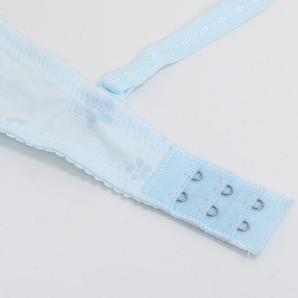 《零碼出清》 MIT台灣製 軟鋼圈 低脊心 櫻花少女內衣(香檳)32C