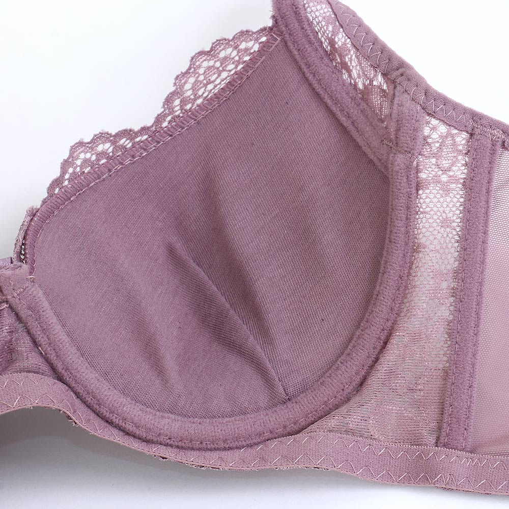 花蕾 軟鋼圈 深V低脊心包覆機能型內衣B罩杯(紅)