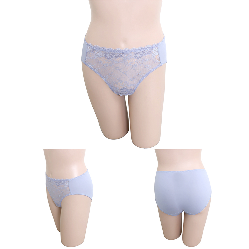 祕密花園．綻放 中腰三角褲(水紫色)