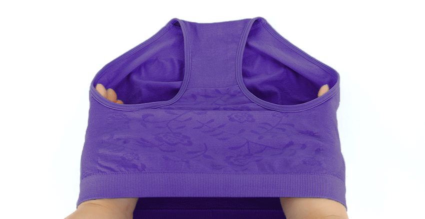 《竹炭．無縫》一體成型中腰三角褲(深紫)