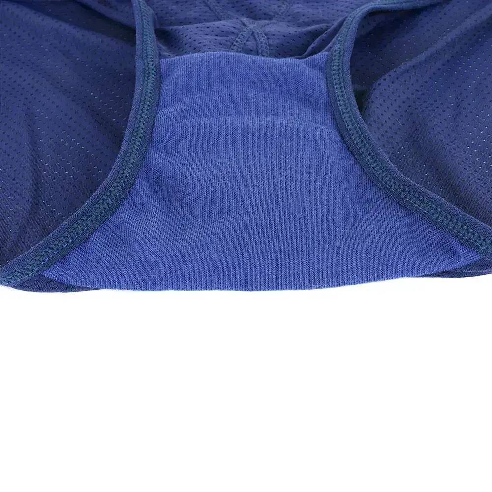 藍調時光 透氣洞洞三角褲 3件組(隨機色)
