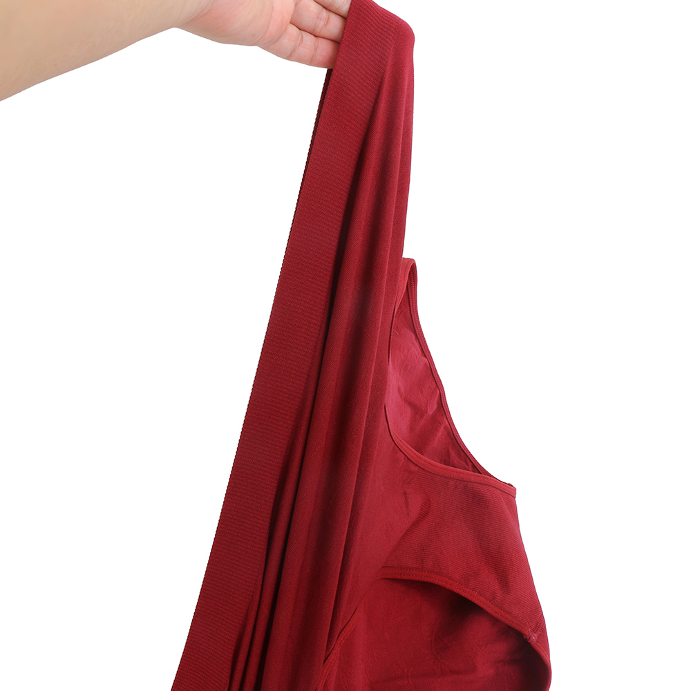 《竹炭．無縫》一體成型高腰三角褲(酒紅)加大款