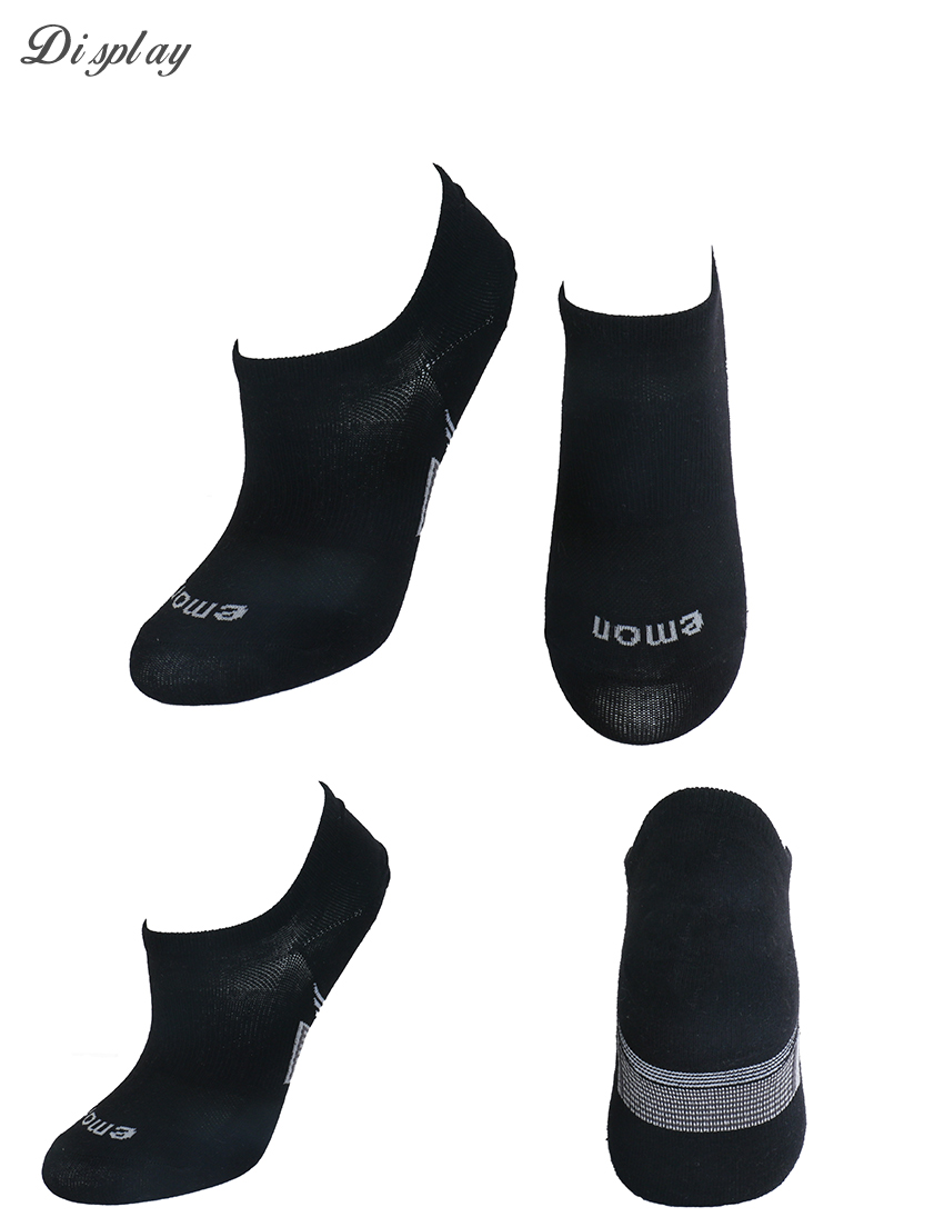 MIT台灣製 涼爽透氣 棉質隱形襪(黑)